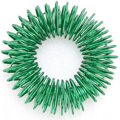 AcuPrime Akupresurní masážní prstýnek zelená Průměr: 27 mm