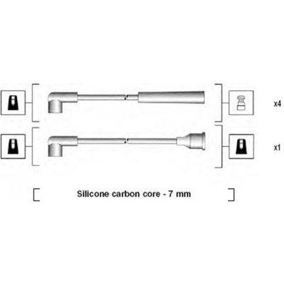 MAGNETI MARELLI Sada kabelů pro zapalování 941325120904 – Zboží Mobilmania
