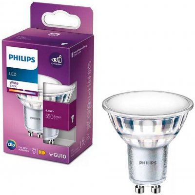 Philips LED reflector Classic PAR16 4./ GU10 3000K 550lm/120° NonDim 15Y BL – Zboží Živě