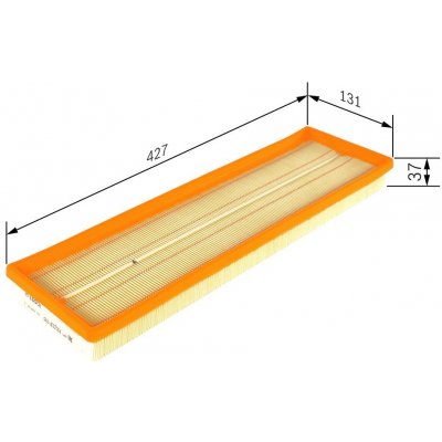 Vzduchový filtr BOSCH F 026 400 478 – Hledejceny.cz