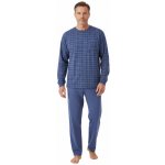 Wolf S2476C pánské pyžamo dlouhé modré – Zbozi.Blesk.cz