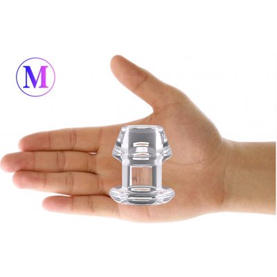 Logvin Anální tunel průhledný čirý Velikost: M – Sleviste.cz