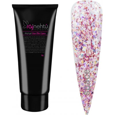 Ráj nehtů Akryl-gel v tubě Glass Effect Space 30 g – Hledejceny.cz