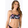 Roxy Active Bralette Top anthracite floral flow