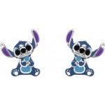 Disney stříbrné peckové náušnice Stitch Lilo & Stitch ES00037SRHL.CS – Zboží Dáma