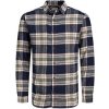 Pánská Košile Jack&Jones pánská košile JJPLAIN slim fit navy blazer 12237039