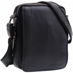 Sendi Design pánská kožená crossbody taška N 52006 černá