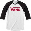 Vans Classic Raglan white/black bílé