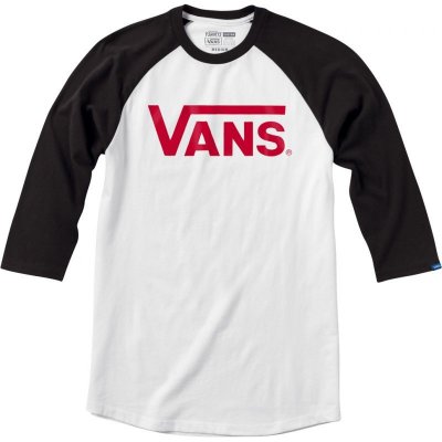 Vans Classic Raglan white/black bílé