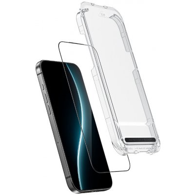 Benks tvrzené sklo Glass Warrior Sapphire Coating pro iPhone 17-16 Pro black 141498 – Zboží Živě