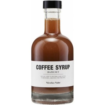 Nicolas Vahé Sirup Hazelnut hnědá barva sklo 250 ml