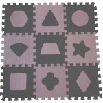 Baby Dan hrací podložka Puzzle Dusty Grey 9 ks – Zboží Mobilmania