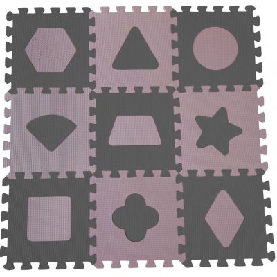 Baby Dan hrací podložka Puzzle Dusty Grey 9 ks – Zboží Dáma