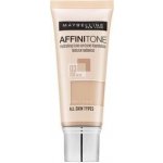 Maybelline Affinitone Perfecting + Protecting Foundation With Vitamin E sjednocující make-up 3 Light Beige 30 ml – Zboží Dáma