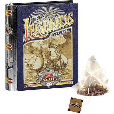 Basilur Legends Earl Grey plech pyramid 5 x 2 g – Zboží Mobilmania