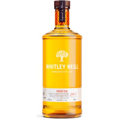 Whitley Neill peach gin 43% 0,7 l (holá láhev)