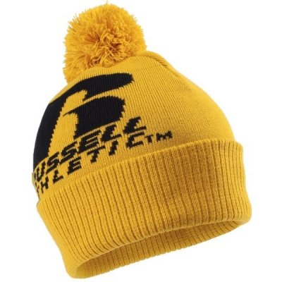 Russell Athletic Pompom Pánská zimní čepice žlutá