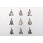 MAJADESIGN Dřevěné vánoční ozdoby sada TREE 9 ks Velikost ozdoby: 10 cm – Hledejceny.cz