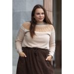 Italy fashion Kašmírový svetr JUSTÝNA Červená – Hledejceny.cz