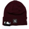 Čepice New Era Kulich MLB Team Cuff Beanie New York Yankees Maroon Black