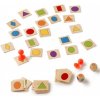 Montessori smyslová pomůcka Montessori Toys for life - Označ barvu a tvar