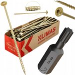 Šrouby do dřeva Klimas WKCP-10200 10 x 200 mm 25 ks talířové torx – Hledejceny.cz
