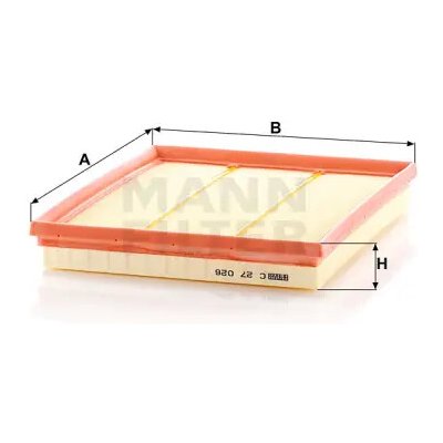 MANN FILTER Vzduchový filtr C 27 026 – Hledejceny.cz