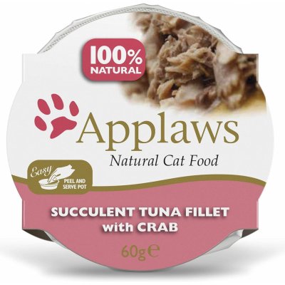 Applaws cat Pot Succulent tuňák & krab 60 g – Zboží Mobilmania