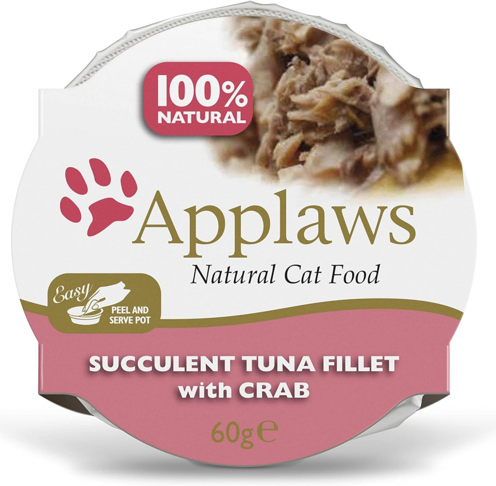 Applaws cat Pot Succulent tuňák & krab 60 g