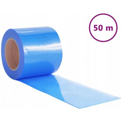 Izolační PVC pásová clona, modrá, 200 mm x 1,6 mm, délka 50 cm – Hledejceny.cz