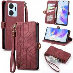 Vsechnonamobil GEOM Peněženkové pouzdro Honor X7a červené 61253 – Zboží Mobilmania