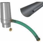 Zambelli Odvaděč vody samočinný 100 mm RAL 7016 černá antracit – Sleviste.cz