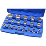 Nástrčné hlavice 8-32mm, sada 19ks, 12-hran v kufru GEKO G13546 – Hledejceny.cz