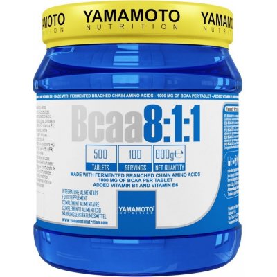 Yamamoto Bcaa 8: 1: 1 500 tablet – Hledejceny.cz