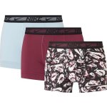 Nike Dri-FIT Ultra Stretch Micro Trunk 3-Pack Rosewood/ Ocean Bliss/ Brushed Logo – Sleviste.cz