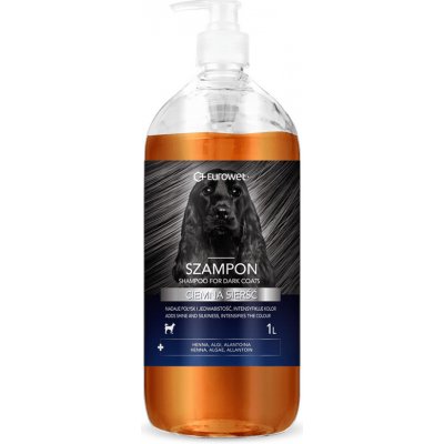 Eurowet Šampon pro tmavé chlupy 1l – HobbyKompas.cz