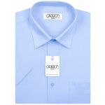 AMJ pánská jednobarevná košile dlouhý rukáv JD046 azurová – Zboží Mobilmania