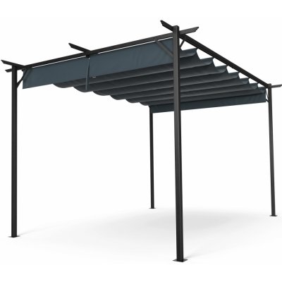 Blumfeldt Pantheon Robust Pergola, 3x4 m práškově lakovaná ocel odolná vůči povětrnostním vlivům Krémová – Hledejceny.cz