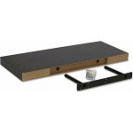 Autronic Polička nástěnná 80 cm, MDF, barva šedý mat P-005 GREY2 – Zboží Mobilmania