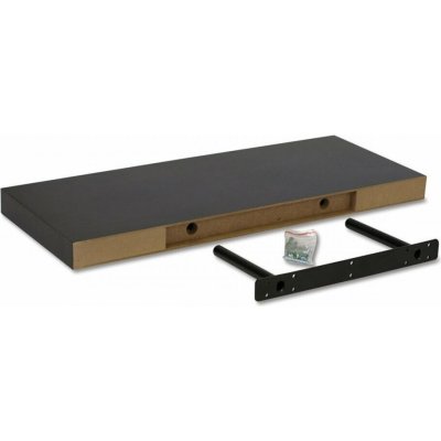 Autronic Polička nástěnná 80 cm, MDF, barva šedý mat P-005 GREY2 – Zboží Mobilmania