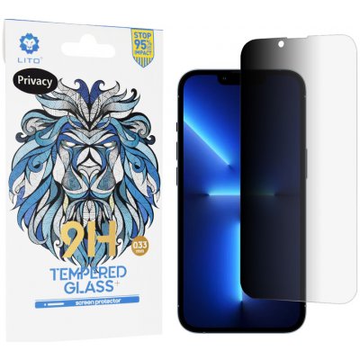 Lito 2.5D klasické sklo iPhone 13 Pro Max iPhone 14 Plus privátní 146656 – Zboží Živě