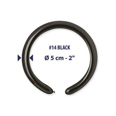 Gemar Balónek modelovací #014 černý – Zboží Dáma