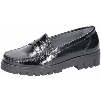 Josef Seibel Waldläufer 723502 143 H-Serena dámské kožené mokasíny černá lak – Hledejceny.cz