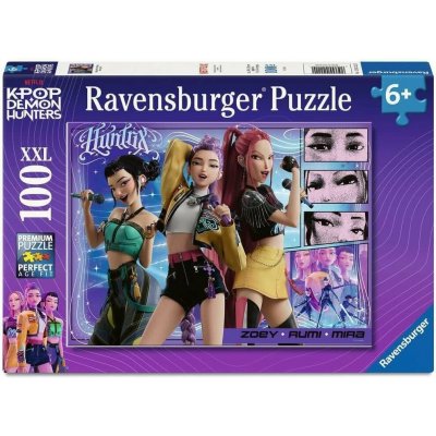 Ravensburger XXL K-pop Lovkyně démonů Spokojení fanoušci spokojený Honmoon! 100 dílků – Zboží Mobilmania