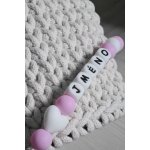 KidPro klip na dudlík se jménem fialová – Sleviste.cz