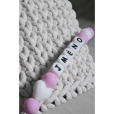 KidPro klip na dudlík se jménem fialová – Sleviste.cz