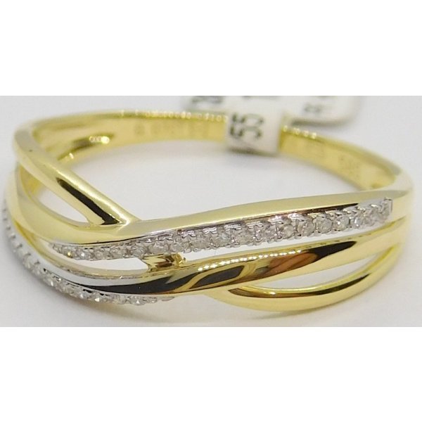 Klenoty Budín zlatý diamantový prsten ze žlutého zlata s diamanty 3818020 od  10 990 Kč - Heureka.cz