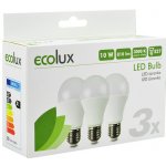 Solight žárovka LED E27 10W A60 bílá teplá ECOLUX – Hledejceny.cz