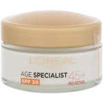 L'Oréal Age Specialist denní krém proti vráskám 45+ SPF20 50 ml – Sleviste.cz