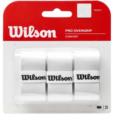 Wilson Pro overgrip 3 ks bílá – Hledejceny.cz